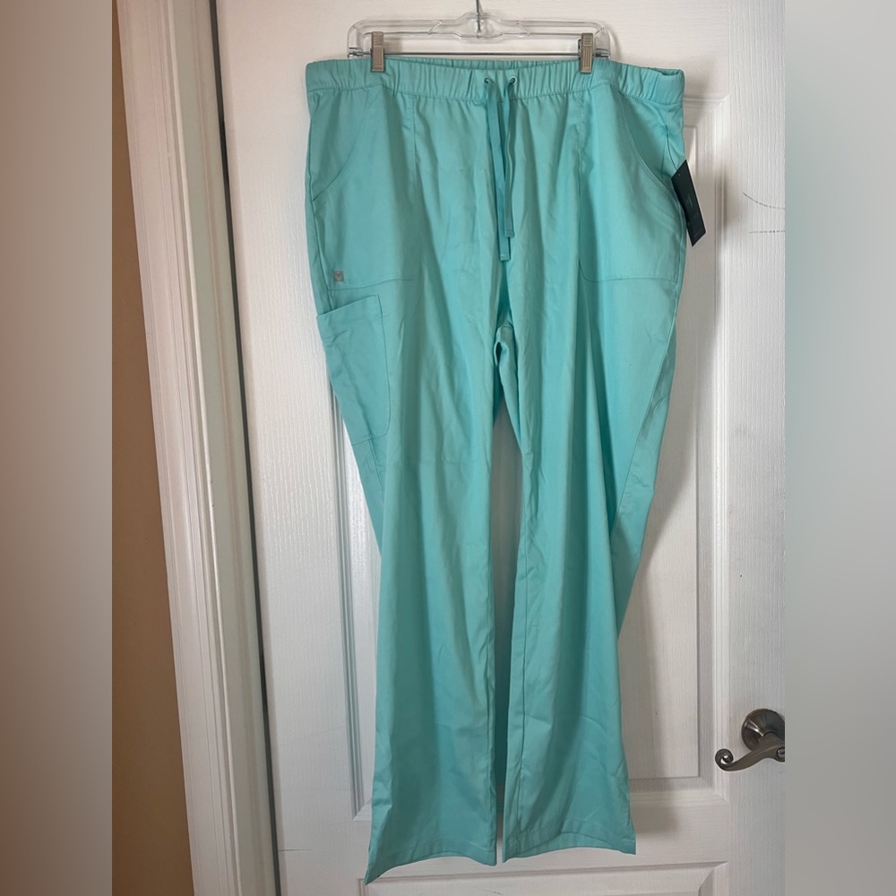 Light blue Maevn scrub pants, 2XL
